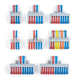 Quick Wire Connector Universal Electrical Cable Push-in Terminal Block Conductor Lever Crimp SPL 42/62/82 Butt Home Junction Box