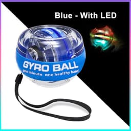 LED Gyroscopic Power Trainer Ball Autostart Range Gyro Power Wrist Ball Arm Hand Muscle Force Trainer Fitness Equipment