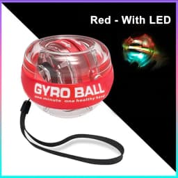 LED Gyroscopic Power Trainer Ball Autostart Range Gyro Power Wrist Ball Arm Hand Muscle Force Trainer Fitness Equipment