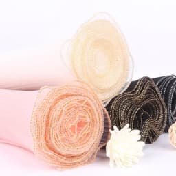 28cmx4yard Flower Wrapping Paper Gold Silver Pearl edge Wave Yarn Flower Packaging Lace Mesh Florist Handmade Bouquet Gift Decor