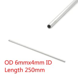 39 Sizes 250mm 500mm Length 304 Seamless Stainless Steel Capillary Tube 10x8mm / 8x6mm / 4x3mm / 6x4mm / 3x2mm/12x10mm