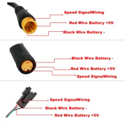 300X Throttle for Electric Bicycle Scooter Thumb Accelerator 24V 36V 48V 72V Right/Left Hand Universal Accessory