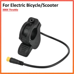 300X Throttle for Electric Bicycle Scooter Thumb Accelerator 24V 36V 48V 72V Right/Left Hand Universal Accessory