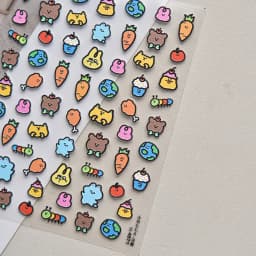 1pcs 5D Egypt Cat Nail Art Kawaii Stickers Bronzing Cartoon Cat Design Self Adhesive Manicure Decals Decoration Accessories DIY