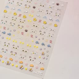 1pcs 5D Egypt Cat Nail Art Kawaii Stickers Bronzing Cartoon Cat Design Self Adhesive Manicure Decals Decoration Accessories DIY