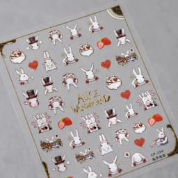 1pcs 5D Egypt Cat Nail Art Kawaii Stickers Bronzing Cartoon Cat Design Self Adhesive Manicure Decals Decoration Accessories DIY