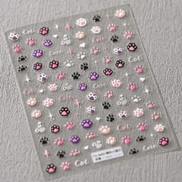 1pcs 5D Egypt Cat Nail Art Kawaii Stickers Bronzing Cartoon Cat Design Self Adhesive Manicure Decals Decoration Accessories DIY