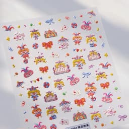 1pcs 5D Egypt Cat Nail Art Kawaii Stickers Bronzing Cartoon Cat Design Self Adhesive Manicure Decals Decoration Accessories DIY