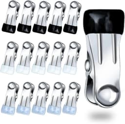 Heavy Duty Clothes Pins for Hanging Clothes,Stainless Steel Strong Clips for Crafts,Beach Towel,Kitchen Sock,Fabri