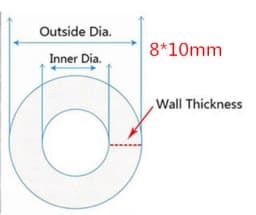 10Meters Transparent Food Grade Silicone tube 2 4 6 8 10 12 16 20mm Flexible Garden Rubber hose Aquarium Soft Tubing Pipe