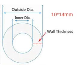 10Meters Transparent Food Grade Silicone tube 2 4 6 8 10 12 16 20mm Flexible Garden Rubber hose Aquarium Soft Tubing Pipe