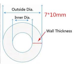 10Meters Transparent Food Grade Silicone tube 2 4 6 8 10 12 16 20mm Flexible Garden Rubber hose Aquarium Soft Tubing Pipe