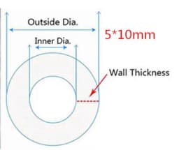 10Meters Transparent Food Grade Silicone tube 2 4 6 8 10 12 16 20mm Flexible Garden Rubber hose Aquarium Soft Tubing Pipe