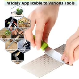 Diamond Knives Sharpening Stone 600# 1000# 800# Grindstone Knife Sharpener Ultra-thin Honeycomb Surface Whetstone
