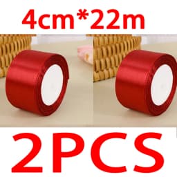 4cm Ribbon Roll Satin Ribbon Wholesale Fabric Tape for Crafts Gift Satin Ribbon for Bows Artificial DIY Apparel for Sewing DD002