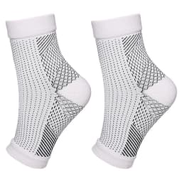 1Pair Plantar Fasciitis Socks Sleeves,30-40mmHg Compression Socks for Ankle Support,Injury Recovery, Eases Swelling Women Men