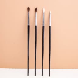Small Crease Brush Mini Pointed Eyeshadow Blending Makeup Brush Fluffy Goat Hair / Horse Hair Precise Tapered Crease Makeup Tool