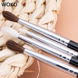 Small Crease Brush Mini Pointed Eyeshadow Blending Makeup Brush Fluffy Goat Hair / Horse Hair Precise Tapered Crease Makeup Tool