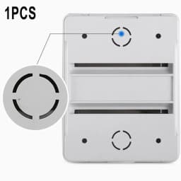2-4Ways Junction Box Outdoor Waterproof Electrical Distribution Box Circuit Breaker MCB ABS Junction Box