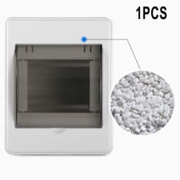 2-4Ways Junction Box Outdoor Waterproof Electrical Distribution Box Circuit Breaker MCB ABS Junction Box