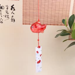 Wind Chime Chimes Japanese Glass s Style Goldfish Garden Hanging Outdoor Decor Pendant Furin Decorative Fish Ornament