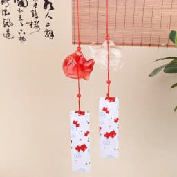 Wind Chime Chimes Japanese Glass s Style Goldfish Garden Hanging Outdoor Decor Pendant Furin Decorative Fish Ornament