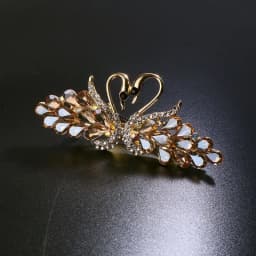 Sparkly Diamond Swan Barrettes Stylish Barrette Hair Clip Hair Clip Hair Clip Pony Tail Clip Head Top Clip