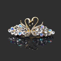 Sparkly Diamond Swan Barrettes Stylish Barrette Hair Clip Hair Clip Hair Clip Pony Tail Clip Head Top Clip