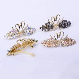 Sparkly Diamond Swan Barrettes Stylish Barrette Hair Clip Hair Clip Hair Clip Pony Tail Clip Head Top Clip