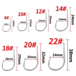 10 Pairs Cast Jig Assist Hook High Carbon Steel Angle Barbed Thread Feather Fishing Tackle Slow Jigging Tool Pesca Lure Fishhook