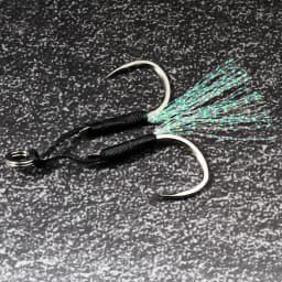 10 Pairs Cast Jig Assist Hook High Carbon Steel Angle Barbed Thread Feather Fishing Tackle Slow Jigging Tool Pesca Lure Fishhook