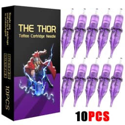 YILONG 10Pcs Disposable Tattoo Cartridges Needle RL Round Liner Shader Tattoo Needle For Tattooing Machine Supply