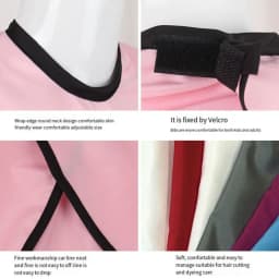 Anti-static Hair Cutting Cape Hot Reusable Waterproof Dyed hair shawl Salon Tool Hairdressing Cloth