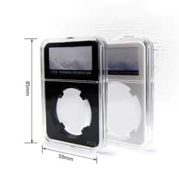 1pcs PCCB 16-40mm Transparent Plastic Coin Holder Professional Coin Display Slab Grade For PCGS NGC Storage Case