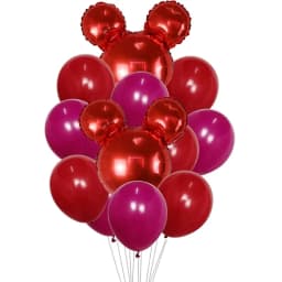 1set Pink Blue Head Foil Balloons Wedding Birthday Theme Party Decoration Air Globos Supplies Kids Favor Gifts Ball