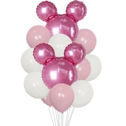 1set Pink Blue Head Foil Balloons Wedding Birthday Theme Party Decoration Air Globos Supplies Kids Favor Gifts Ball