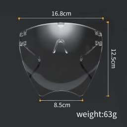 1/3 Pcs Full Face High-definition Transparent Anti Fog Anti Splash Protective Mask High Transparency Goggles Nail Art Tool