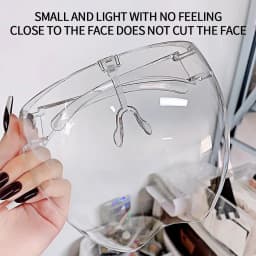 1/3 Pcs Full Face High-definition Transparent Anti Fog Anti Splash Protective Mask High Transparency Goggles Nail Art Tool