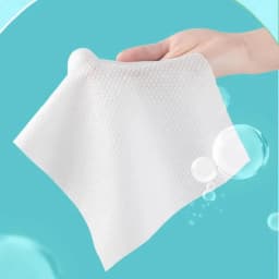 1 Bag Thickened Disposable Face Towel 100Cotton Soft Fabric Travel Cleansing Dry Wet Makeup Remover Pearl Cotton Reusable