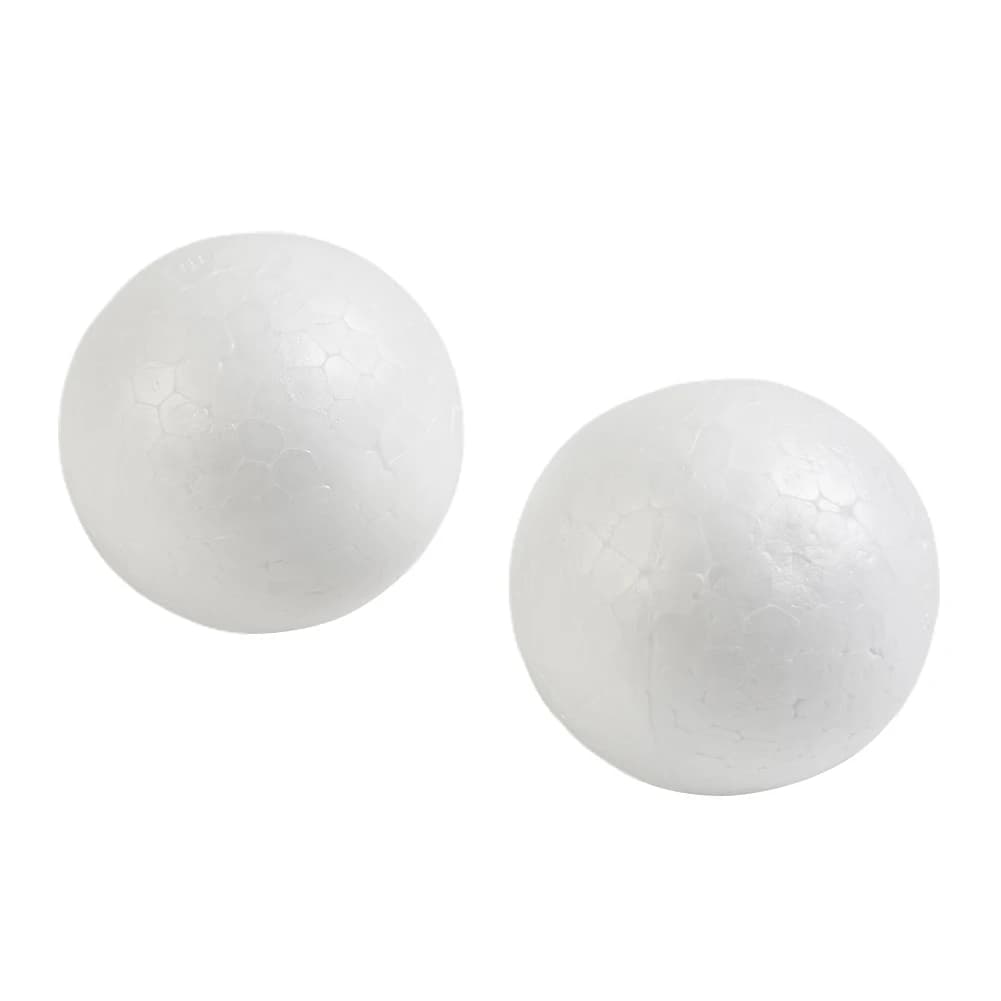 10pcs Party Wedding Decoration Modeling Craft Solid Foam Ball Polystyrene Balls Round Tree White 50mm-100mm