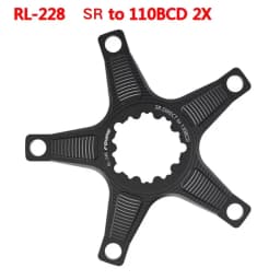 FOVNO Chainring Adapter 3bolt for SR Spider to 104BCD 110BCD forSHIMANO Direct Mount Converter M6100 M7100 M8100 M9100 12S MTB