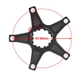 FOVNO Chainring Adapter 3bolt for SR Spider to 104BCD 110BCD forSHIMANO Direct Mount Converter M6100 M7100 M8100 M9100 12S MTB