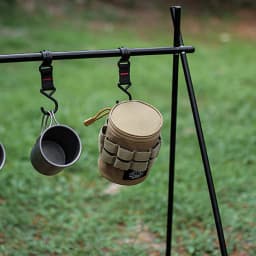 1/2pcs Camping Storage Bag S/L Lightweight Accessory Bag with Hanging Holes Lights Storage Bag with Handle Camping Supplies