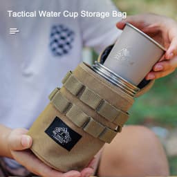 1/2pcs Camping Storage Bag S/L Lightweight Accessory Bag with Hanging Holes Lights Storage Bag with Handle Camping Supplies