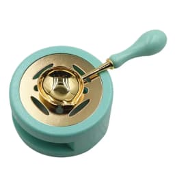 1set Wax Seal Warmer,Wax Seal Kit with Wax Seal Spoon for Melting Wax Seal Beads Or Sealing Wax Sticks
