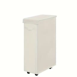 1PC Laundry Basket With Wheels And Lid,Closed Laundry Hamper,Suitable For Bedrooms,Bathtubs,Laundry,Dormitories