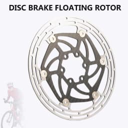 RACEWORK Carbon Fiber Bike Disc Brake Rotor MTB Road Bicycle Ultralight 6 Bolts Floating Rotor 140mm 160mm 180mm Brake Disc