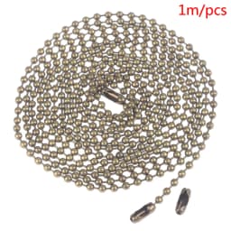 1PC New Original 100cm Stainless Steel Copper Switch Chain For Ceiling Fan Lights, Wall Lamp, Table Lamp, And Etc