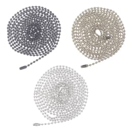 1PC New Original 100cm Stainless Steel Copper Switch Chain For Ceiling Fan Lights, Wall Lamp, Table Lamp, And Etc