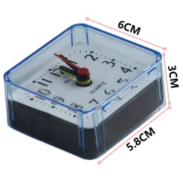 Digital Alarm Clock Bedside Small Alarm Clock Quartz Battery Operated Square Student Bedroom Wake Up With Beeping Sound
